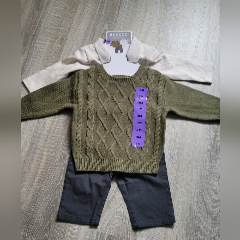 NWT Adorable Baby Outfit Matching Set